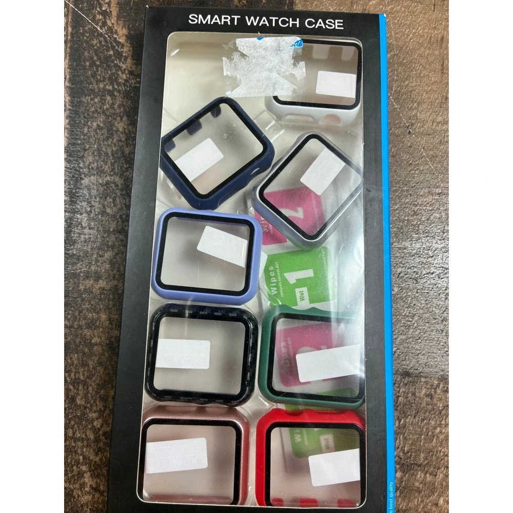 10 Pack Apple Watch Case 38mm Screen Protector PC Bumper Cover Multi Color Set‎